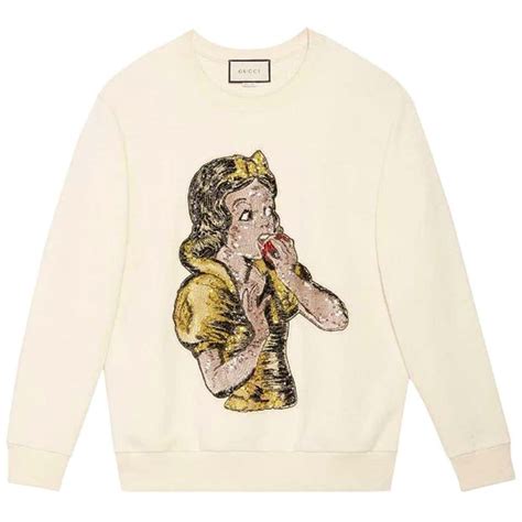 gucci sweater snow white|Gucci sweater on blackish.